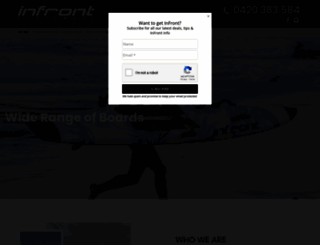 infrontsurfcraft.com.au screenshot