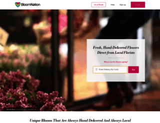 infullbloominc.bloomnation.com screenshot