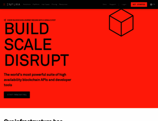 infura.io screenshot