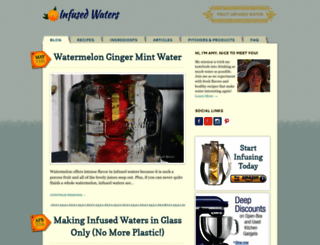 infusedwaters.com screenshot
