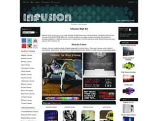 infusionart.co.uk screenshot