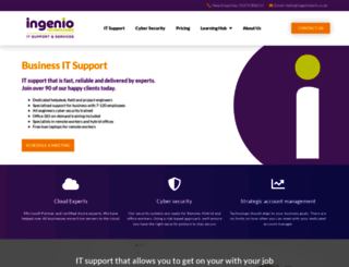 ingeniotech.co.uk screenshot