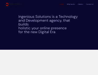 ingeniousolutions.co.uk screenshot
