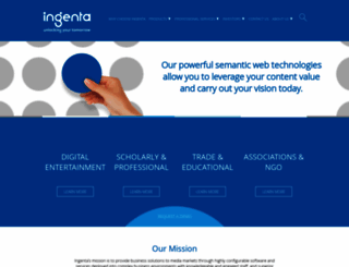 ingenta.com screenshot