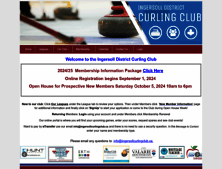 ingersollcurlingclub.com screenshot