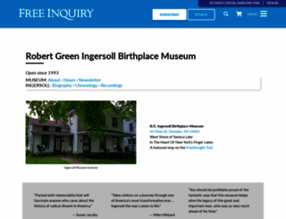ingersollmuseum.org screenshot