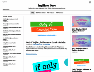 ingilizceders.org screenshot