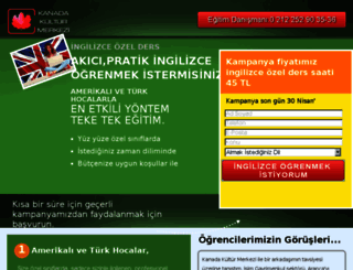 ingilizceozeldersonline.com screenshot