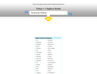 ingilizcesozluk.org screenshot