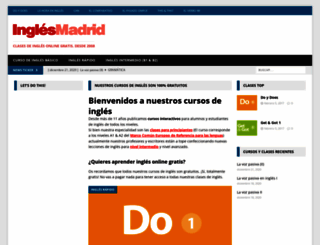 inglesmadrid.com screenshot