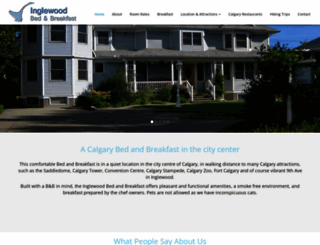 inglewoodbedandbreakfast.com screenshot