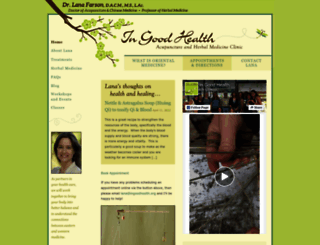 ingoodhealth.org screenshot