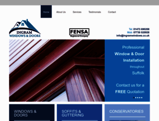 ingramwindows.co.uk screenshot