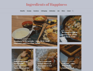 ingredientsofhappiness.com screenshot