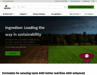 ingredion.com screenshot