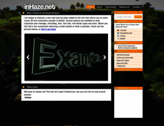 inhaze.net screenshot
