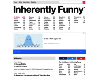 inherentlyfunny.com screenshot