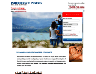 inheritancetaxinspain.com screenshot