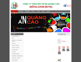 inhonglinhhung.dos.vn screenshot