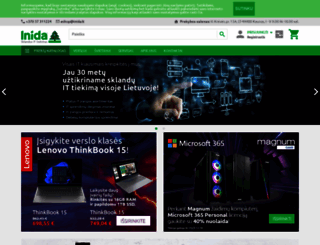 inida.lt screenshot