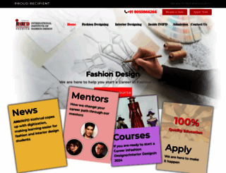 inifdpune.co.in screenshot