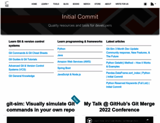 initialcommit.com screenshot
