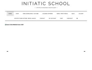 initiaticschool.org screenshot