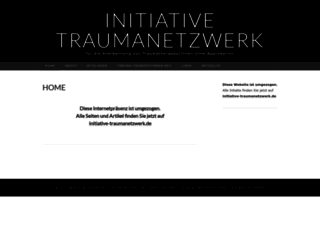 initiativetraumanetzwerk.wordpress.com screenshot