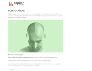 injerto-capilar.com.ar screenshot