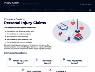 injury-settlement-guide.com screenshot