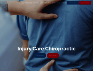 injurycarechiropractic.com screenshot
