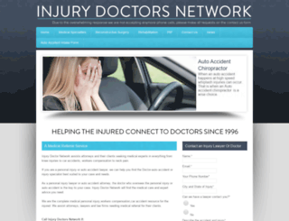 injurydoctorsnetwork.com screenshot