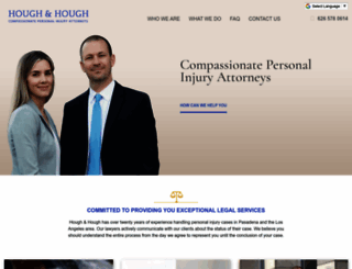 injurylawyerspasadena.com screenshot
