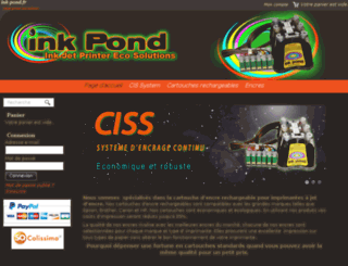 ink-pond.fr screenshot
