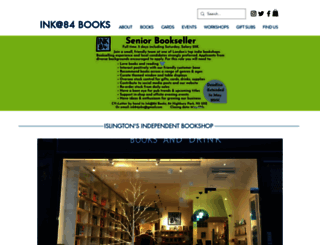 ink84bookshop.co.uk screenshot