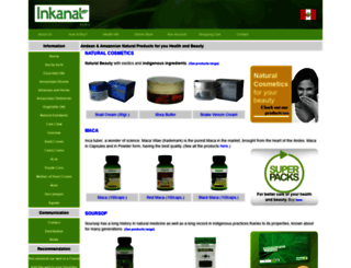 inkanatural.com screenshot
