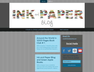inkandpaperblog.com screenshot