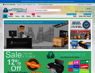 inkcartridgespot.com screenshot