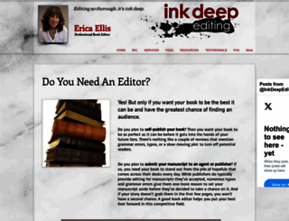 inkdeepediting.com screenshot