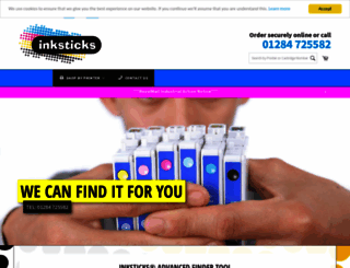 inksticks.co.uk screenshot