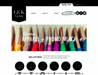 inktankmerch.com screenshot