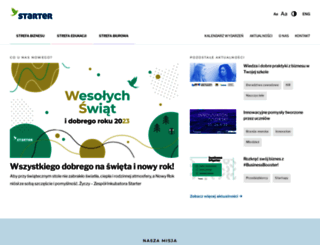 inkubatorstarter.pl screenshot