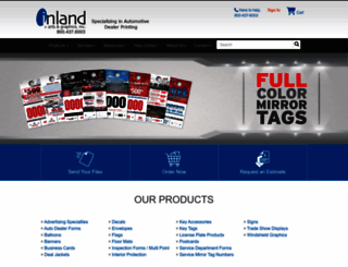 inlandautoforms.com screenshot