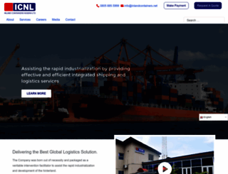 inlandcontainers.net screenshot