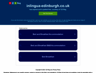inlingua-edinburgh.co.uk screenshot