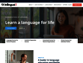 inlingua.edu.sg screenshot