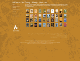 inlovingmemorycards.com screenshot
