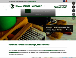 inmansquarehardware.com screenshot