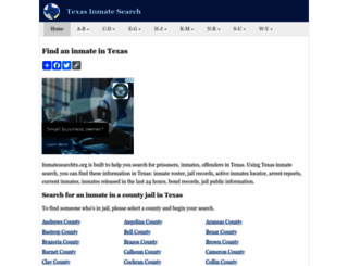 inmatesearchtx.org screenshot