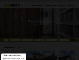 inmobiliarialares.es screenshot